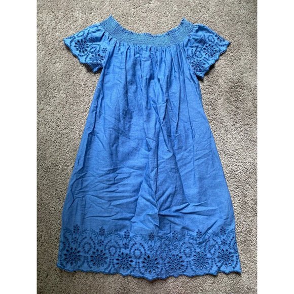 Old Navy Dresses Old Navy Womens Medium Blue Denim Dress Poshmark